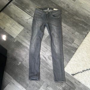 Rag & Bone Skinny Buxton Grey Jeans-Size 25